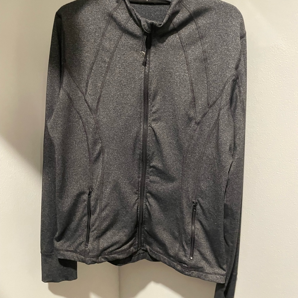 90 Degree By Reflex Gray Lightweight Athletic Jacket